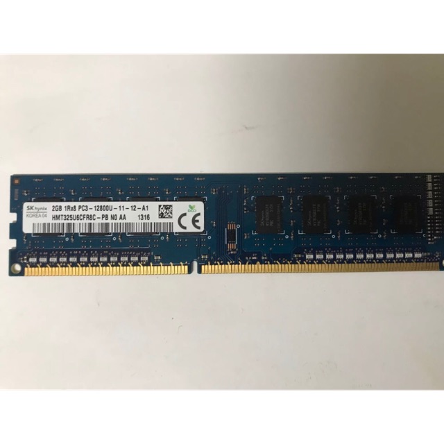 Ram PC ddr3 2gb 12800U buss 1600