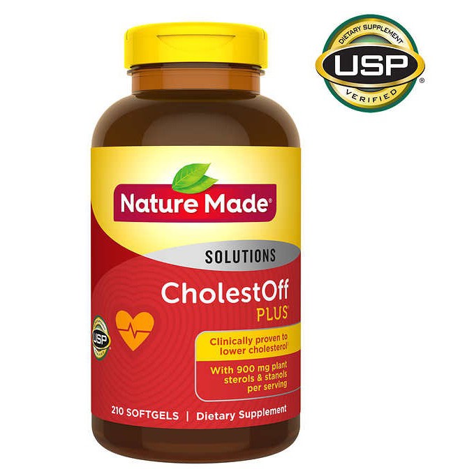 Viên Giảm Cholesterol Trong Máu Nature Made CholestOff Plus 210 viên | BigBuy360 - bigbuy360.vn