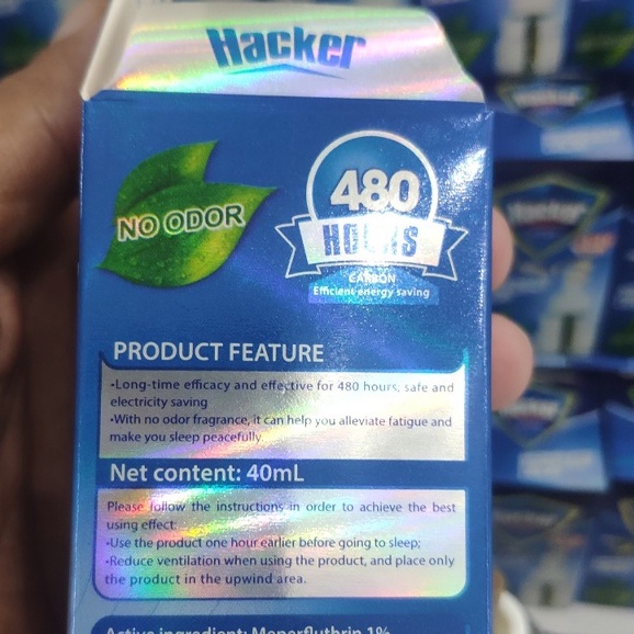 Tinh dầu đuổi muỗi hacker 480h