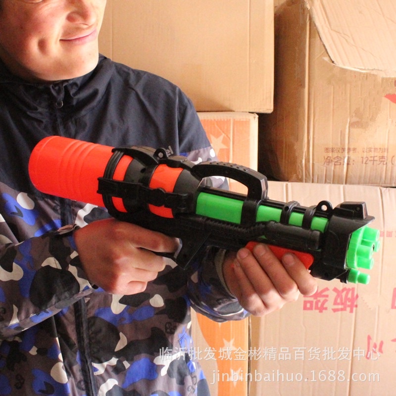 Đồ chơi súng bắn nước nén áp 5 nòng cỡ đại cho bé