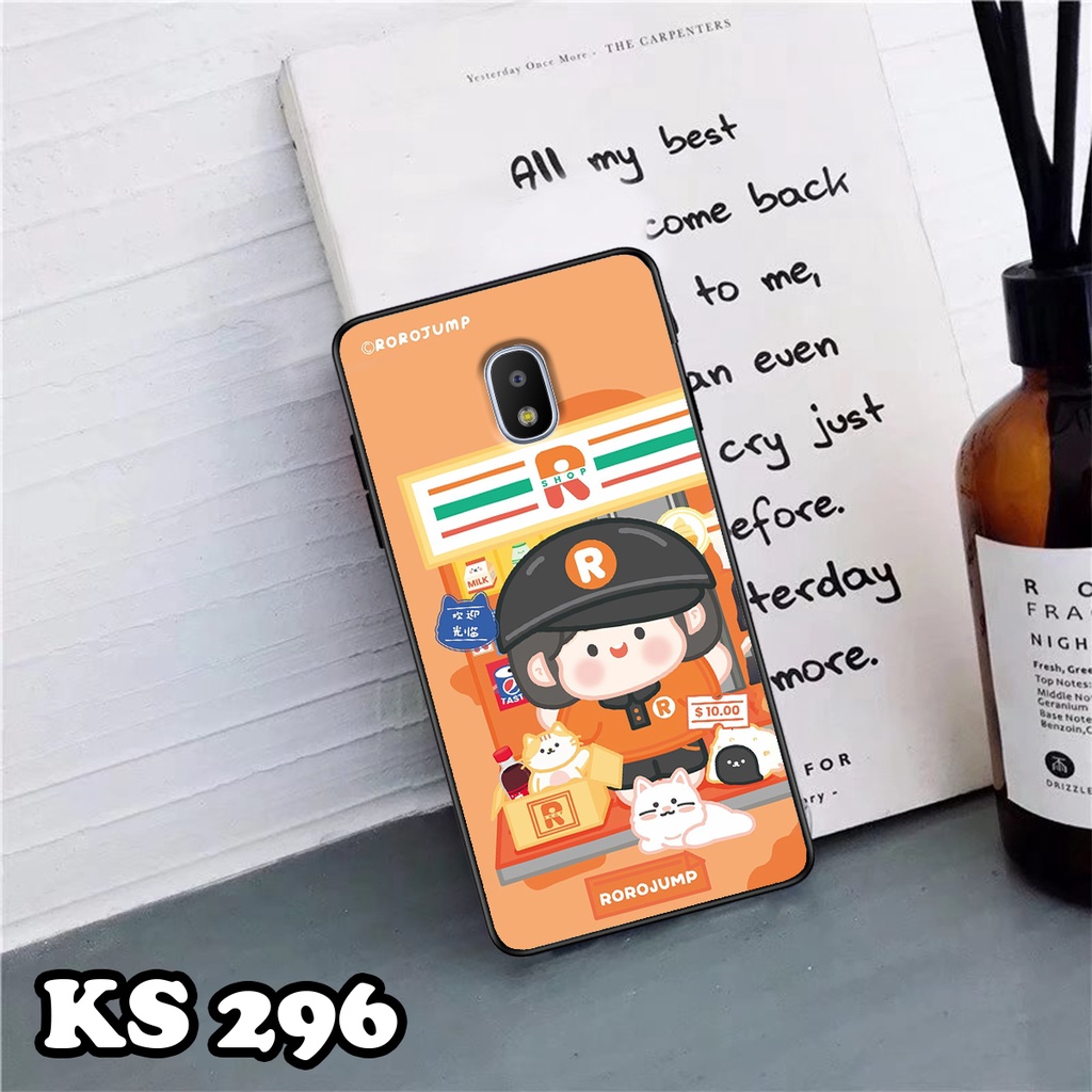 Ốp lưng Samsung J3 - J3 LTE - J3 2016 - J3 Pro - Ốp in hình Ngân hà &amp; Roro Jumb - Lưng nhám viền TPU