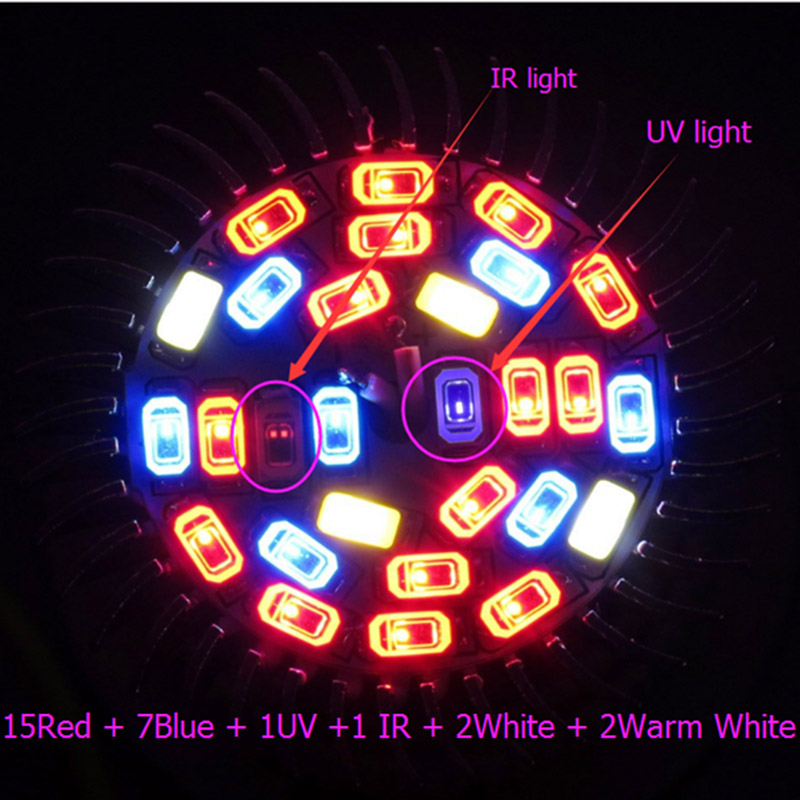 Bộ Đèn uv ir ir 28 Bóng led 28 Bóng Kèm Kẹp Chuyên Dụng Trồng Cây Trong Nhà vnk2