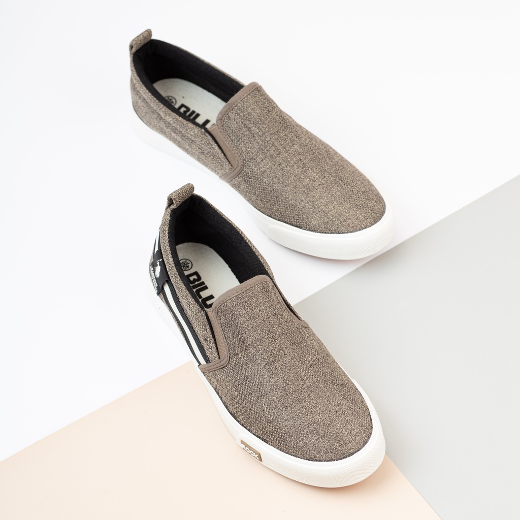 Giày Slipon nam chất liệu vải mũi tròn MWC NASL- 6053 | BigBuy360 - bigbuy360.vn