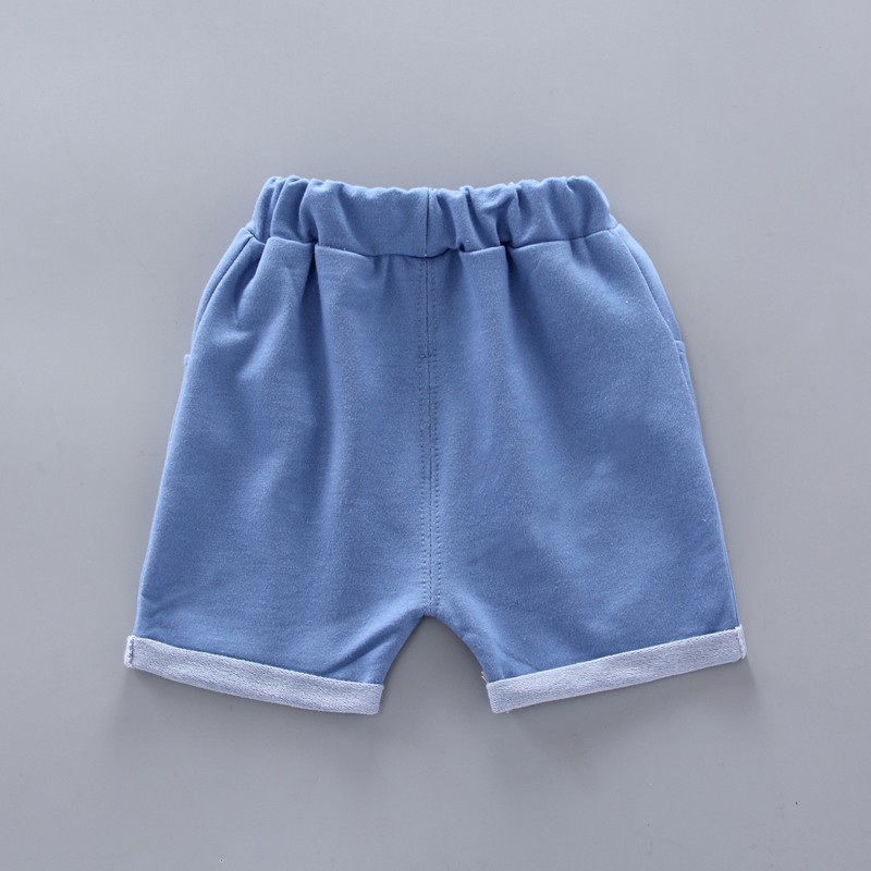 Bộ áo thun sát nách in hoa + quần ngắn denim cho bé trai