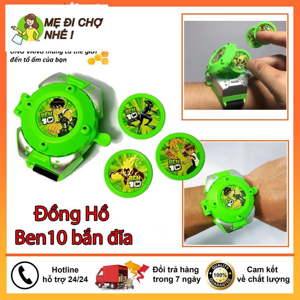 Đồ Chơi Đồng Hồ Ben 10 Cho Bé, Chiếu Sáng 24 Nhân Vật, Chất Liệu Nhựa ABS An Toàn Tuyệt Đối Cho Bé Sử Dụng