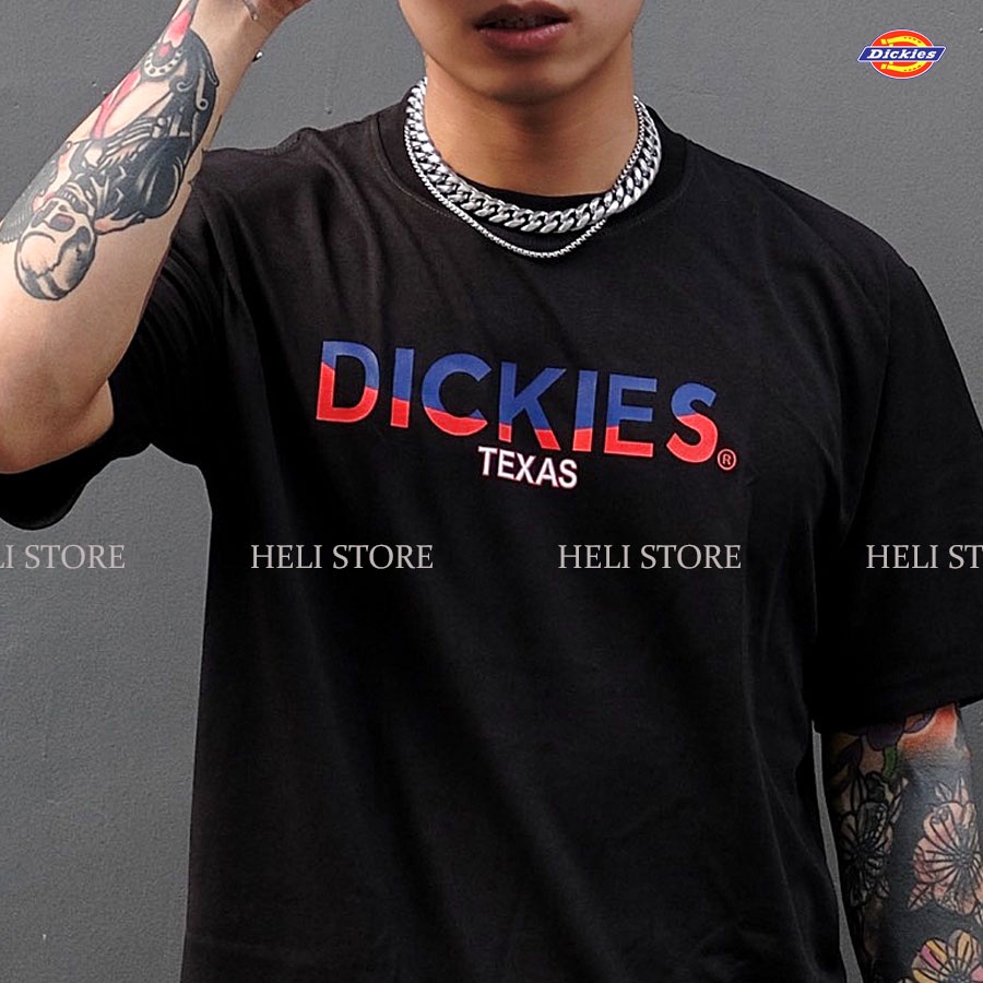 Áo thun Dickies - Teeshirt Dickies Original - Đen &amp; Trắng - Unisex nam nữ.