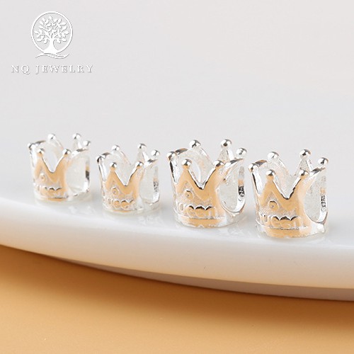 Charm bạc vương miệng hoàng gia - NQ Jewelry