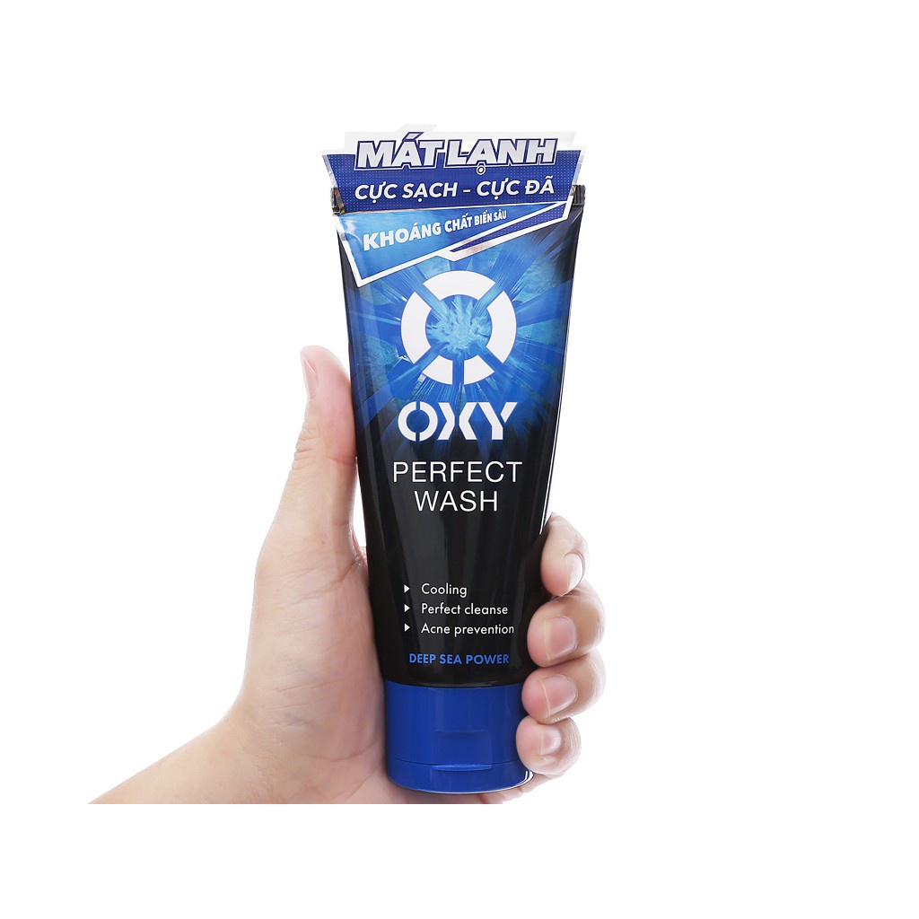 Sữa rửa mặt nam OXY PERFECT WASH 100g 30Shine phân phối chính hãng sạch bã nhờn mát lạnh