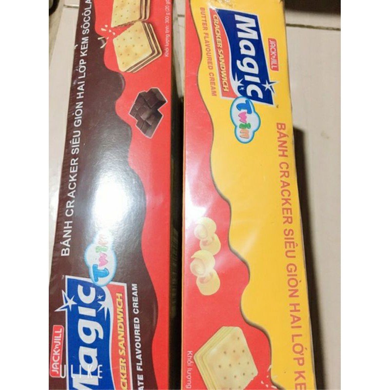 Bánh cracker hai lớp Magic Twin hộp 300g