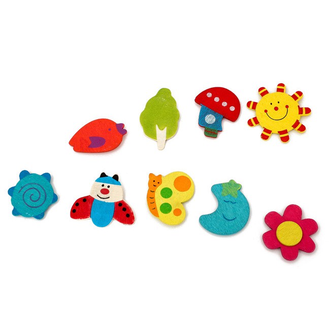 Bộ 12 Miếng Dán Tủ Lạnh Hình Thú Ngộ Nghĩnh