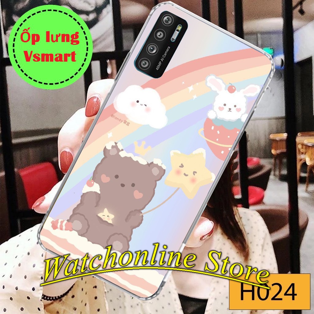 Ốp lưng silicon in hình Vsmart Live 4 Joy4 Active 3 Joy 3 Joy 2+ Joy 1+ Live Active 1 Active 1+ Joy 1 ... Thỏ P2