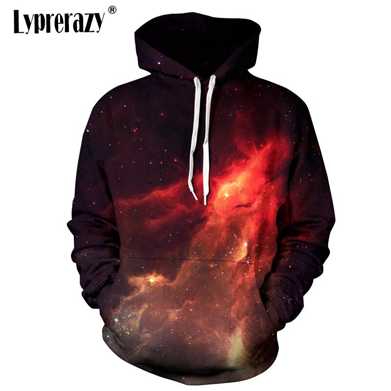 Áo Hoodie Galaxy 3D form rộng có nón dành cho cả nam và nữ