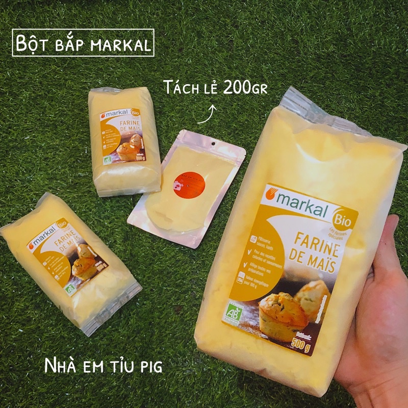 BỘT BẮP HỮU CƠ MARKAL [500GR] CÓ TÁCH LẺ