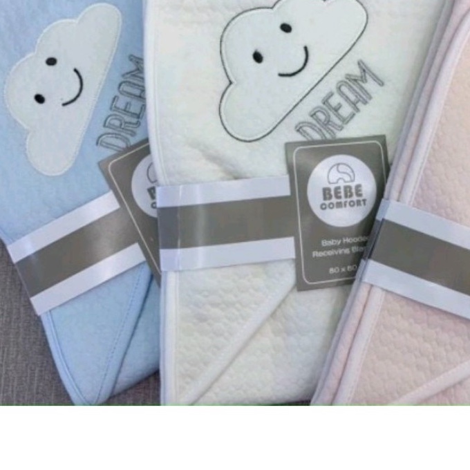 Chăn ủ choàng BEBE COMFORT cao cấp - Khăn ủ tắm có mũ cho bé