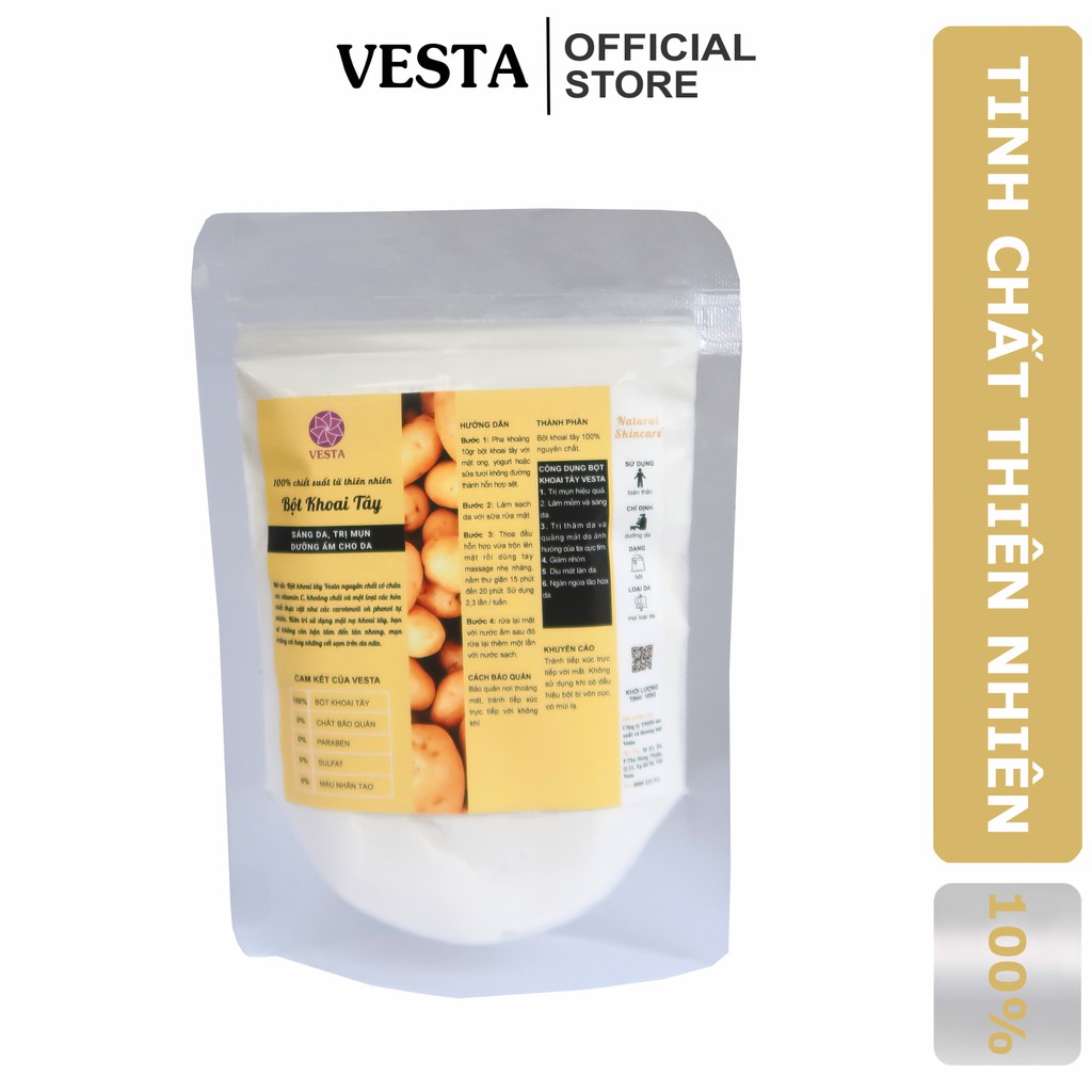 Bột Khoai Tây Nguyên Chất Vesta 100gr | BigBuy360 - bigbuy360.vn