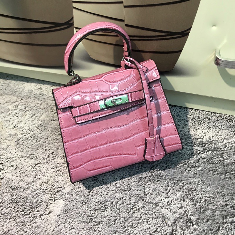 Túi xách hm da rắn size 22 đeo chéo thời trang cao cấp <Freeship 50k>
