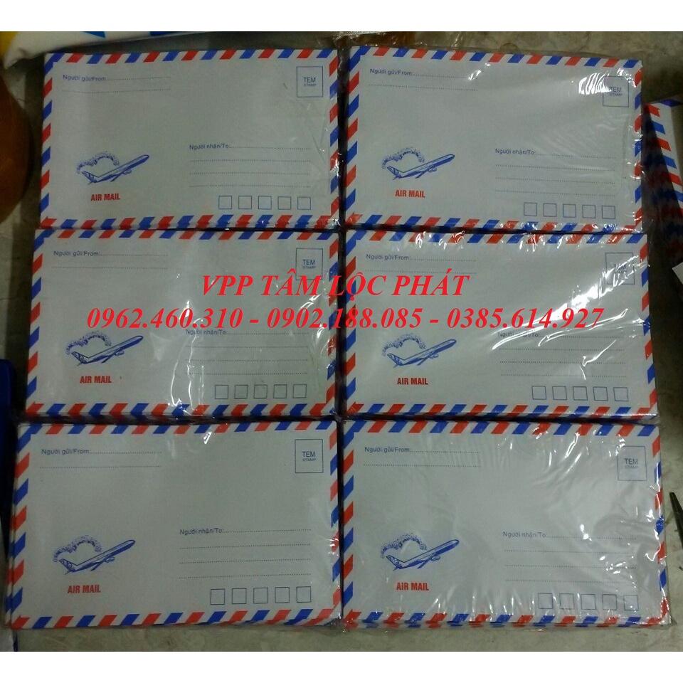 100 Phong bì bưu điện ĐL80 , phong bì thư, bao thư