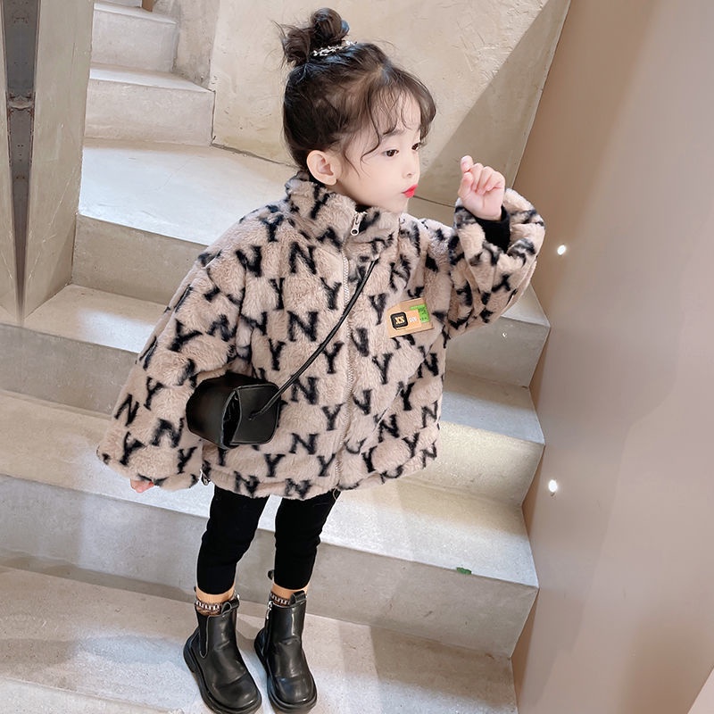 ✻Áo Khoác Cotton Xinh Xắn Dành Cho Bé✻Áo Khoác Chần Bông Dày Dặn In Họa Tiết Da Báo Phong Cách Hàn Quốc Thời Trang Thu Đông Cho Bé Gái