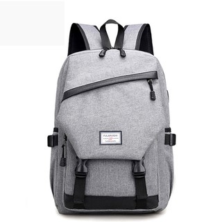 Balo laptop nam nữ chống sốc cao cấp quảng châu, cỡ lớn chất vải canvas siêu bền