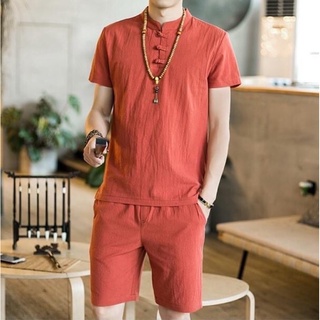 Bộ đũi nam . cổ áo 3 cúc vải cài,