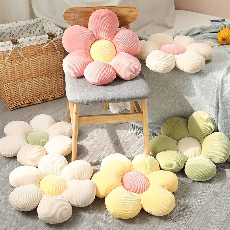 Đệm tựa lưng thiết kế hình hoa cúc xinh xắn cho ghế sofa/phòng ngủ/văn phòng