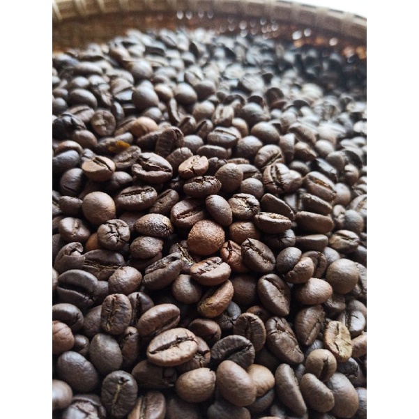 Cà phê Robusta Sẻ Di Linh [500g/ túi] - 100% Cà phê hạt rang mộc nguyên chất  - TBCAFE