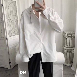 💯[FREE_SHIP] ÁO SƠ MI unisex phối xích