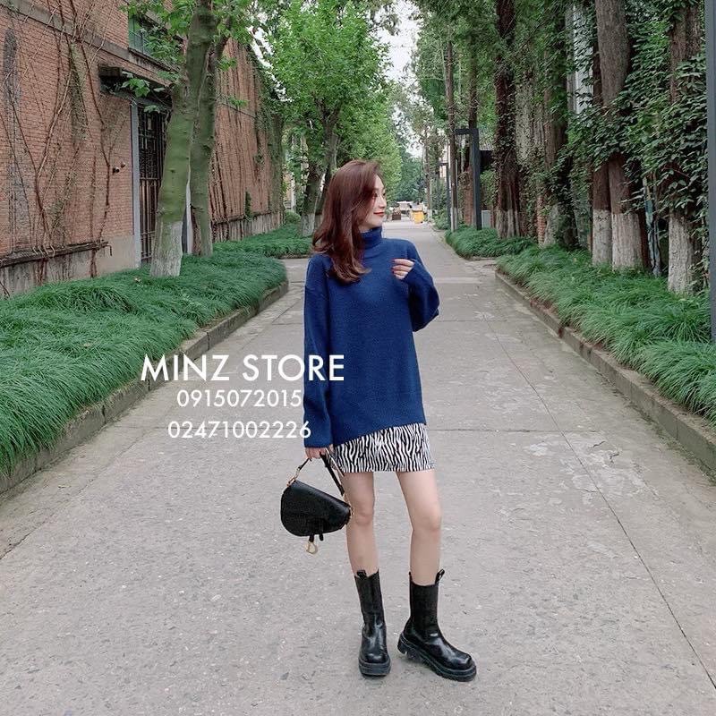 [Mã WARUN27 giảm 12k đơn 99k] ANU0007 - ÁO LEN DẠ NỮ CỔ LỌ | BigBuy360 - bigbuy360.vn