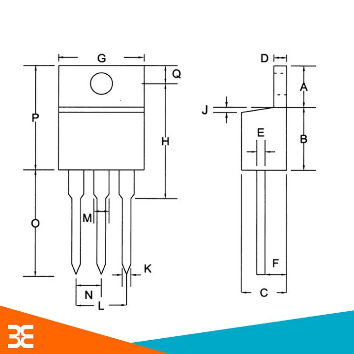 Sản phẩm TIP32C TO-220 100V 3A 40W Darlington Transistor