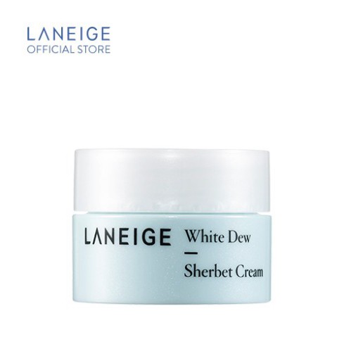 [HB GIFT] Combo dưỡng trắng da Laneige White Dew Tone-up Cream 10ml & Sherbet Cream 10ml