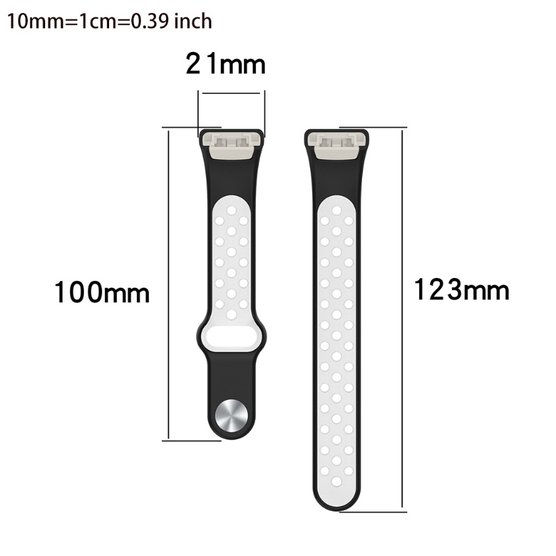 Dây Đeo Phối Hai Màu Thay Thế Cho Đồng Hồ Thông Minh Huawei Band 6 Honor Band 6