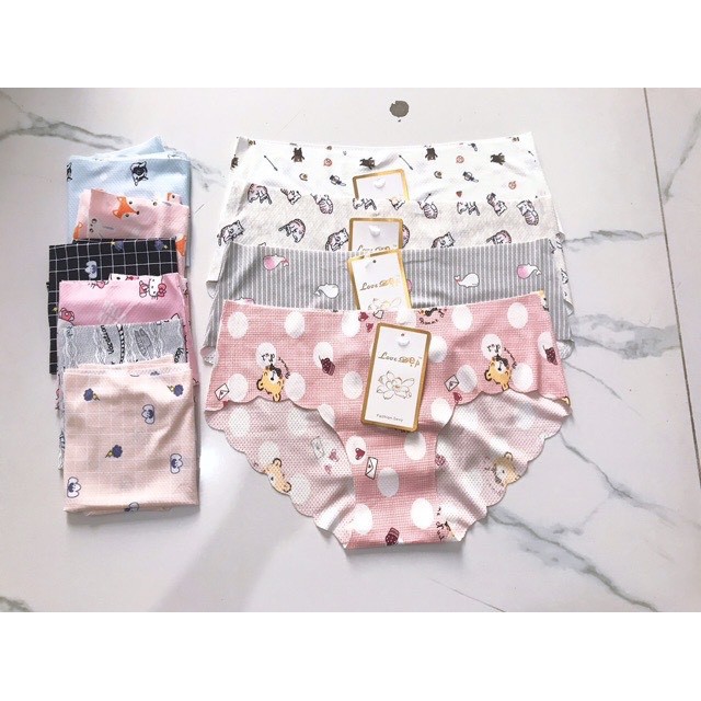 Quần Lót Đúc Su Lượn Sóng Thông Hơi Hình Cute | BigBuy360 - bigbuy360.vn