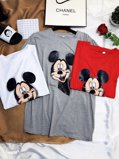 [11][HÌNH THẬT] áo thun nữ ⚜️FREESHIP⚜️ Thun Nữ Hàng Unisex in hình MICKEY Phông Nữ Quảng Châu | BigBuy360 - bigbuy360.vn