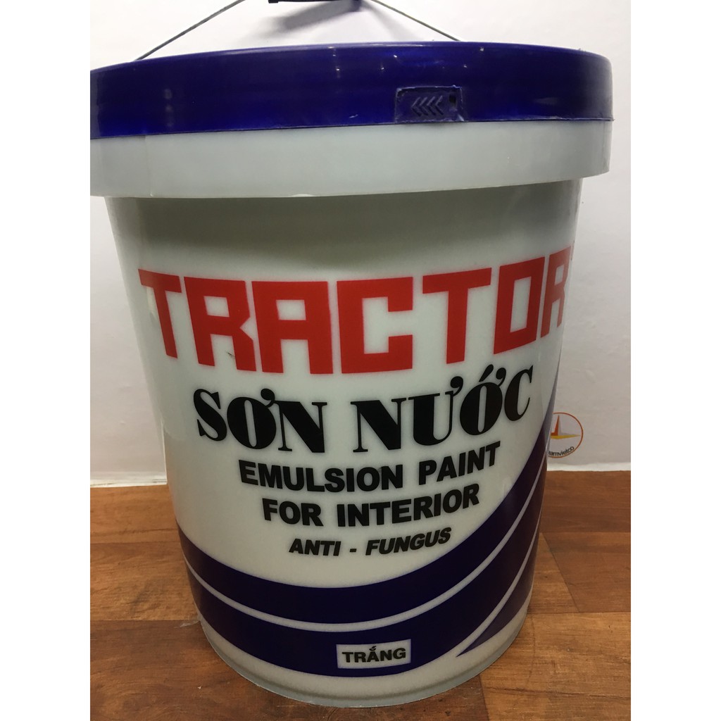 Sơn nước nội thất màu trắng TRACTOR 17,5L