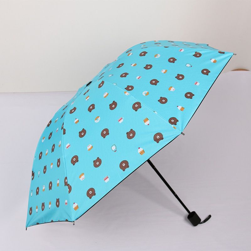 Ô Gấu chống tia UV gấp gọn