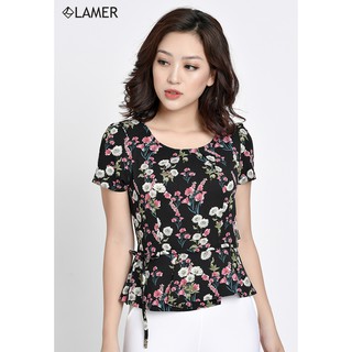 Áo Kiểu Nữ Đai Nơ Lamer L61B18H037
