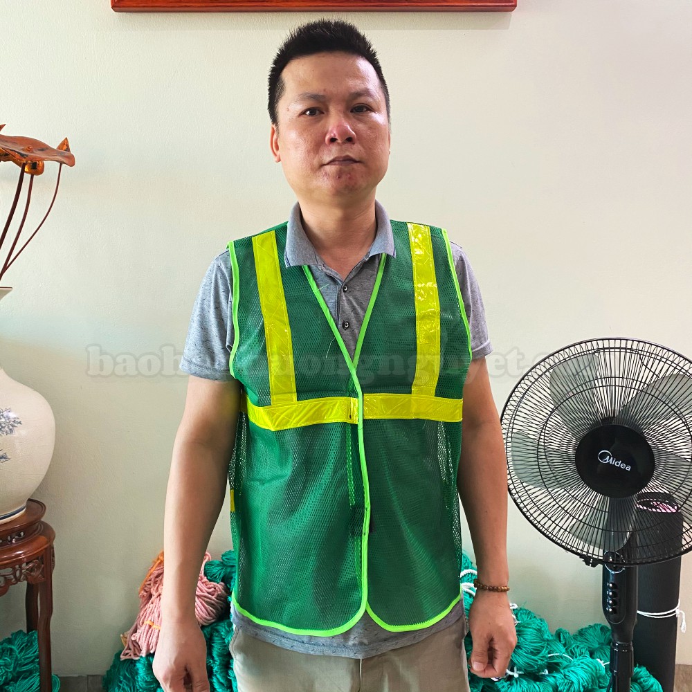 áo phản quang lưới màu xanh môi trường | BigBuy360 - bigbuy360.vn