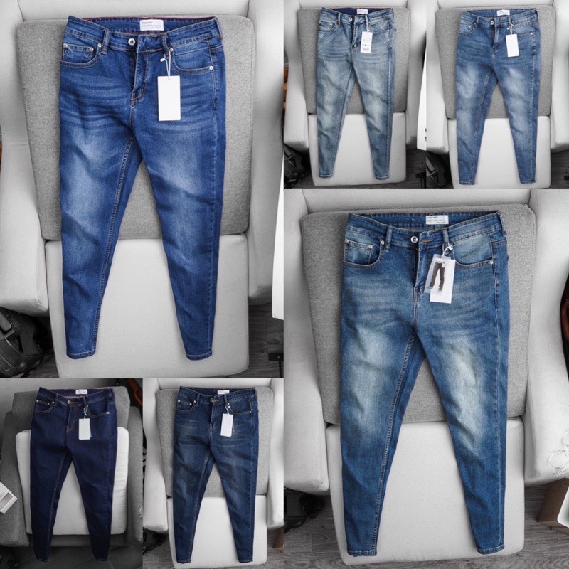 Quần jean nam chất jeans co dãn nhiều màu quần bò nam đẹp phong cách thời trang ống ôm cao cấp mẫu mới haian jeans