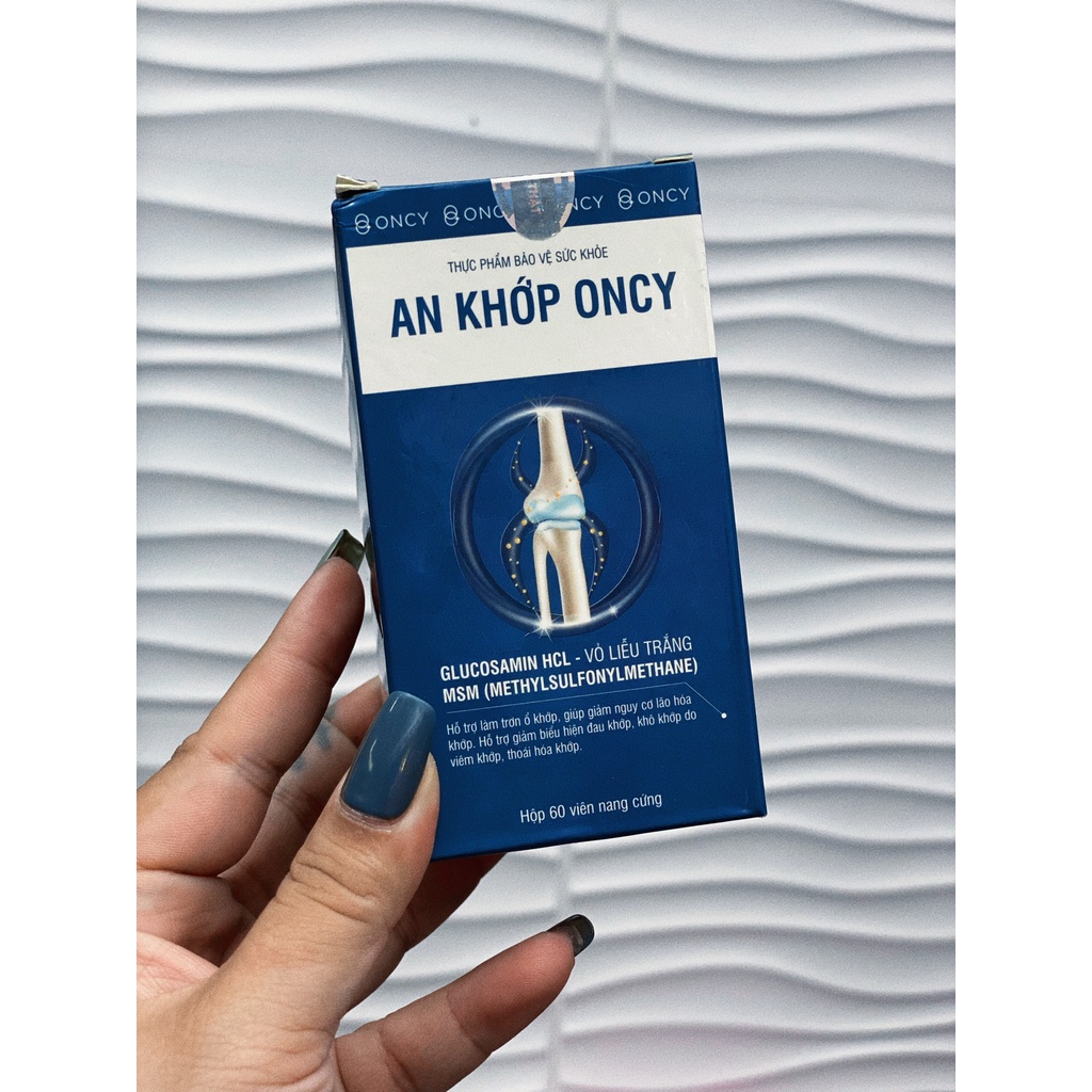 An Khớp Oncy - Giảm Đau,Phục Hồi Xương Khớp Combo 2 Hộp - Mua 1 Tặng 1