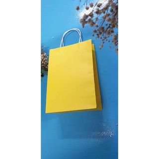 Combo 10 túi giấy trơn KT09T - Vàng (KT: 30 x 21 x 10)