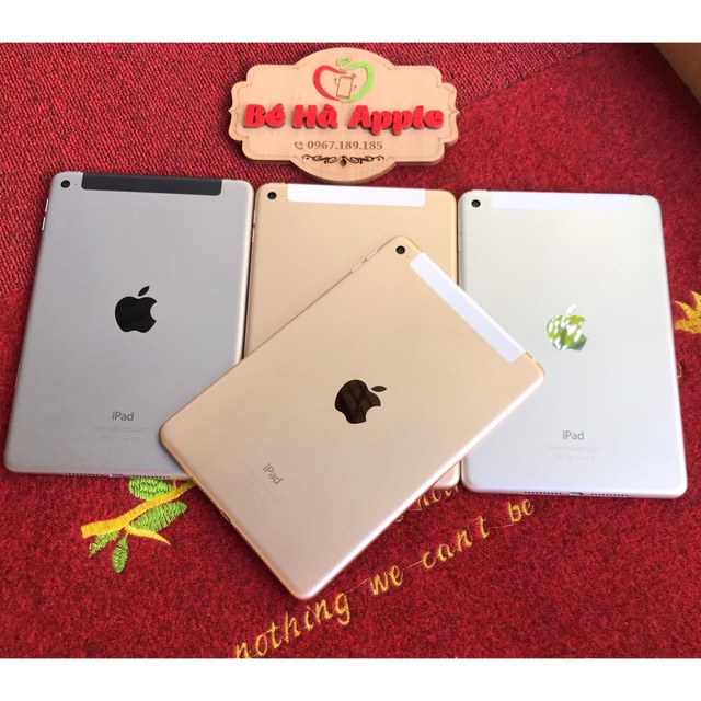 Máy Tính Bảng iPad Mini 4 (4G Wifi) 64Gb/32Gb/16Gb -  Zin Đẹp Như Mới Like New - Ram 2Gb /Chip A8 2X /Màn đẹp Siêu Nhẹ | BigBuy360 - bigbuy360.vn