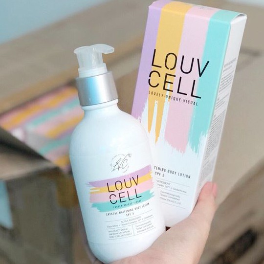 Kem Dưỡng Trắng Da Louv Cell Crystal Whitening Body Lotion