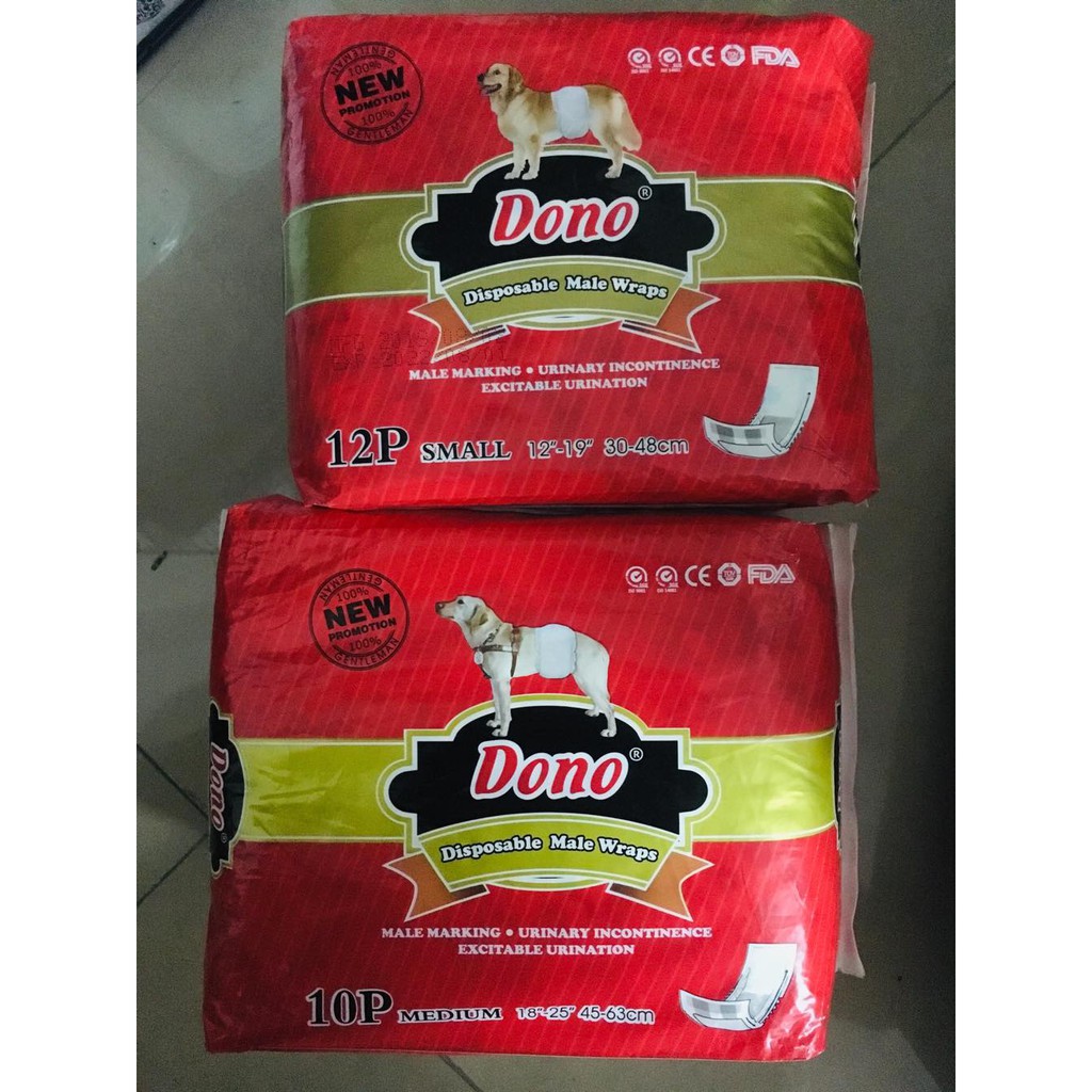 (miếng lẻ) tả bỉm cho chó bé trai