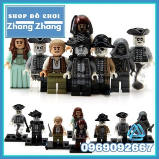 Đồ chơi Xếp hình Pirates of the Caribbean Salazar Jack Sparrow Minifigures KSZ719