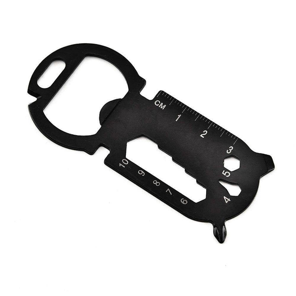 Thẻ PEWANY Dụng Cụ Sinh Tồn Đa Năng Bằng Thép Không Gỉ Có Móc Khóa