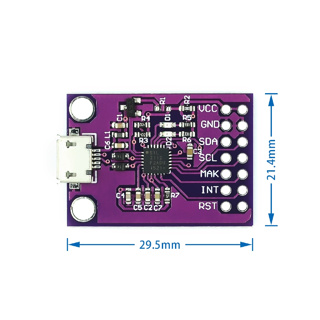 2112 CP2112 Evaluation kit for the CCS811 Debug board USB to I2C communication | BigBuy360 - bigbuy360.vn