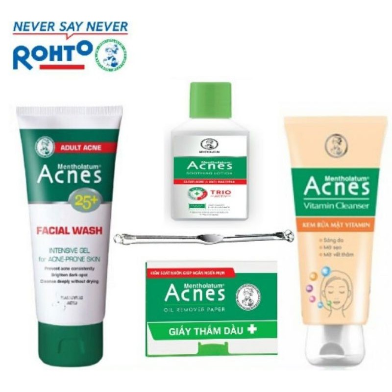 [CHÍNH HÃNG] BỘ SẢN PHẨM ACNES NGỪA MỤN VÀ THÂM SẸO ACNES