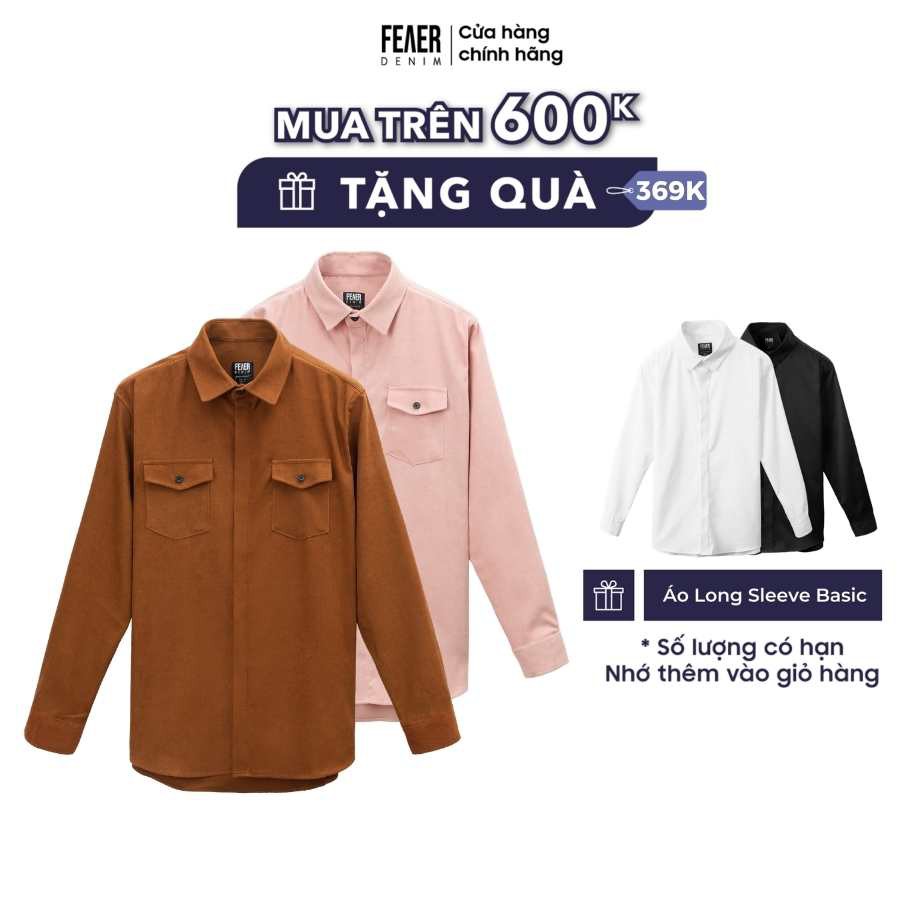 Áo sơ mi nam tay dài VELVET FABRIC co dản và thấm hút tốt chất linen FEAER DENIM | BigBuy360 - bigbuy360.vn