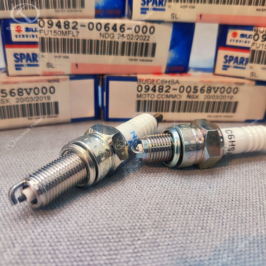 Bugi Xe Suzuki - Hàng Chính Hãng - dùng cho xe RAIDER.GSX.GZ.AXELO.UA.HAYATE,GD,IMPULSE.UA.......