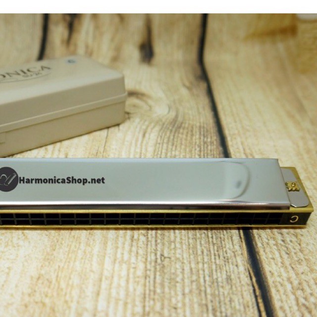 🎶 Kèn Harmonica 24 lỗ 🎵 Hàng Nhật Suzuki Tremolo 2-Timer SU-24 chính hãng